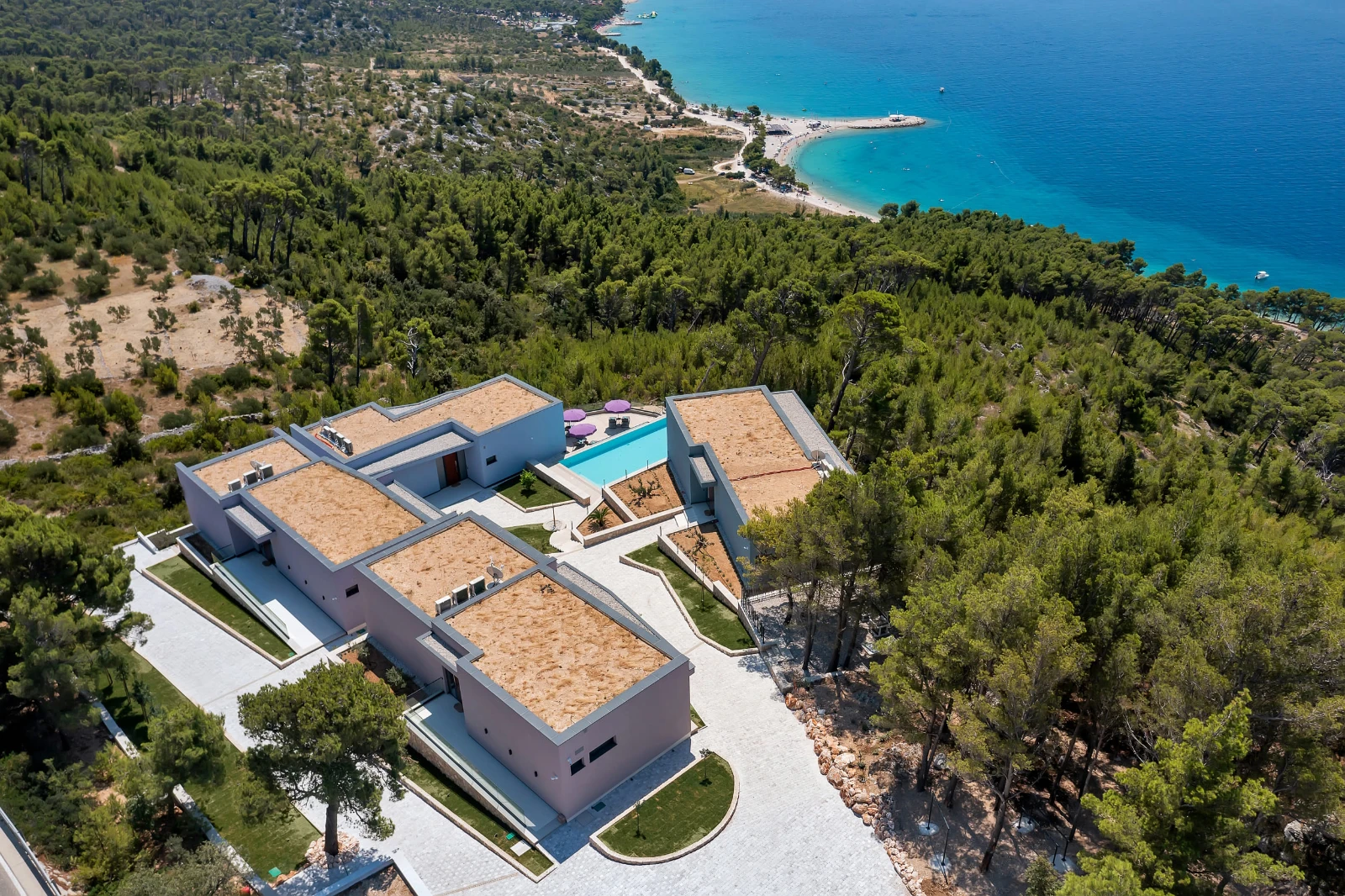 Vile Oaza pogled iz zraka